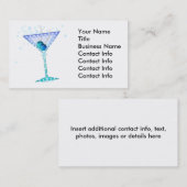 Visitenkarte - BLAUER MARTINI (Vorne/Hinten)