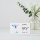 Visitenkarte - BLAUER MARTINI (Stehend Vorderseite)
