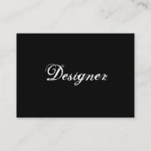 Visitenkarte "Blue Fantasia Designer" (Rückseite)