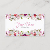 Visitenkarte - Blumen (Vorderseite)