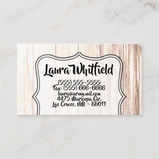 Visitenkarte Boots Country Rustic Western Wear Ba (Vorderseite)