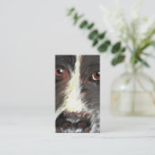 Visitenkarte, Border-Collie-Rettung Visitenkarte (Stehend Vorderseite)