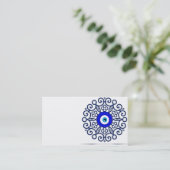 Visitenkarte-böse Augen Visitenkarte (Stehend Vorderseite)