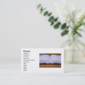 Visitenkarte buchen (Stehend Vorderseite)