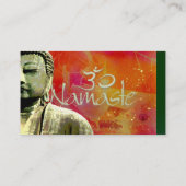 Visitenkarte, Buddha Visitenkarte (Rückseite)