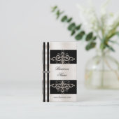 Visitenkarte Business Art Deco (Stehend Vorderseite)