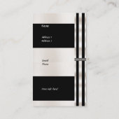 Visitenkarte Business Art Deco (Rückseite)