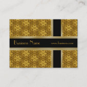 Visitenkarte Business Black Gold Embossed (Vorderseite)