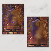 Visitenkarte Business Gold Metal Look 03 (Vorne/Hinten)