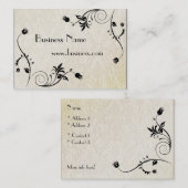 Visitenkarte Business mit altem Papier (005006) (Vorne/Hinten)