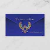 Visitenkarte Business Rich Blue Velvet Eagle (Vorderseite)