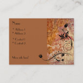 Visitenkarte Business Rustic Old Paper (017P06) (Rückseite)