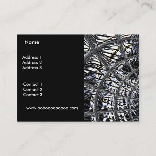 Visitenkarte Business Silver Weve Black (Vorderseite)