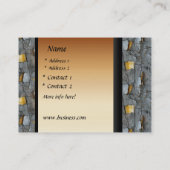 Visitenkarte Business Tree Black Gold 55 (Rückseite)