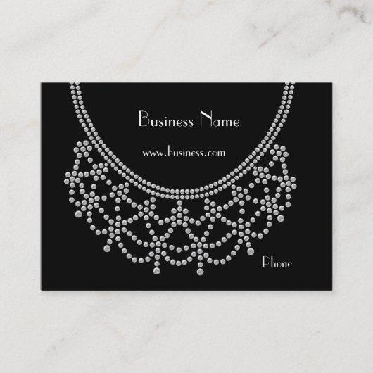 Visitenkarte Business Verziert Juwels (010) (Vorderseite)