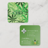 Visitenkarte "cbd oil" (Vorne/Hinten)
