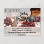 Visitenkarte Cowboy Boots Barnholz Postkarte (Vorderseite)