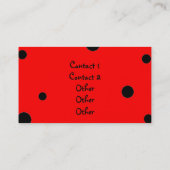 Visitenkarte Dame Bug (Rückseite)