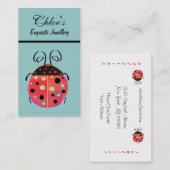 Visitenkarte Damen-Bug Jewellery (Vorne/Hinten)