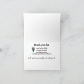 Visitenkarte Dankeskarte (Innenseite)