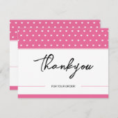 Visitenkarte Dankeskarte (Vorne/Hinten)