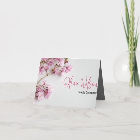 Visitenkarte Dankeskarte (Vorderseite)