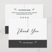Visitenkarte Dankeskarte (Vorne/Hinten)