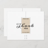 Visitenkarte Dankeskarte (Vorne/Hinten)
