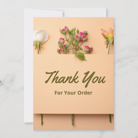 Visitenkarte Dankeskarte (Vorderseite)