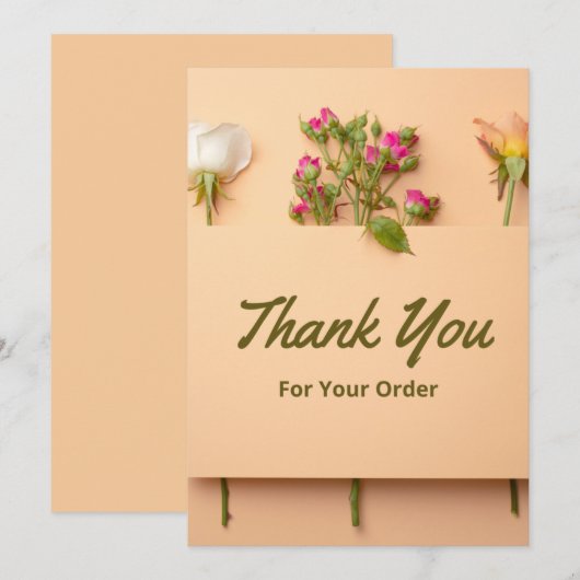 Visitenkarte Dankeskarte (Vorne/Hinten)