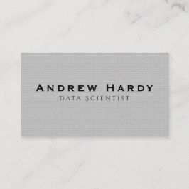 Visitenkarte, Daten-Wissenschaftler Visitenkarte