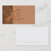 Visitenkarte - dekoratives Pferd (Vorne/Hinten)