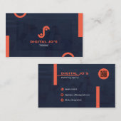 Visitenkarte der Agentur (Vorne/Hinten)