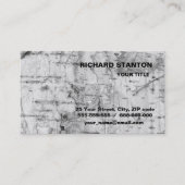 Visitenkarte der Birkenrinde (Vorderseite)