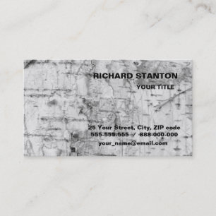 Visitenkarte der Birkenrinde