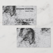 Visitenkarte der Birkenrinde (Vorne/Hinten)