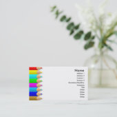 Visitenkarte der Farbstifte (Stehend Vorderseite)