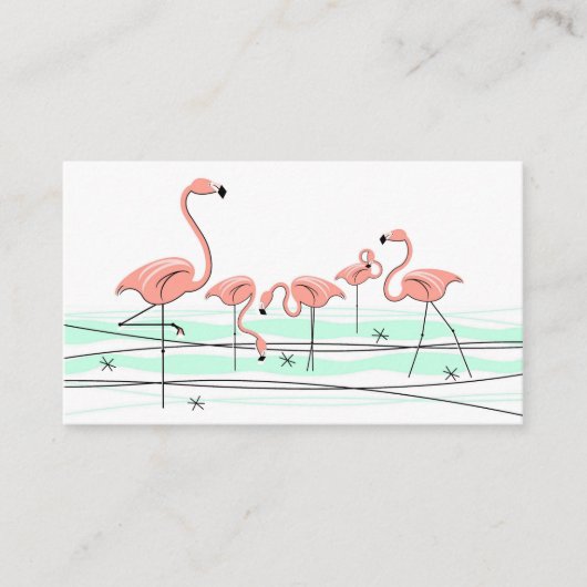 Visitenkarte der Flamingo Ocean Group (Vorderseite)