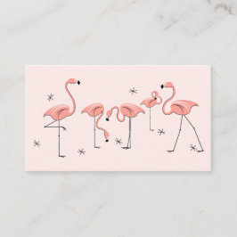 Visitenkarte der Flamingos Pink-Gruppe
