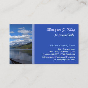 Visitenkarte der Glacial National Park Fotografie