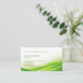 Visitenkarte der grünen Welle (Stehend Vorderseite)