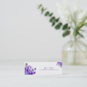 Visitenkarte der Haut - Blume wirbeln (Stehend Vorderseite)