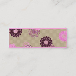 Visitenkarte der Haut - rosa und braun