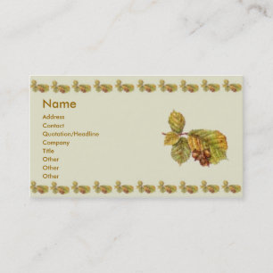 Visitenkarte der Herbstzeit