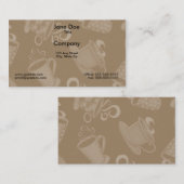 Visitenkarte der Kaffee-Zeit-2 (Vorne/Hinten)