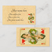 Visitenkarte der Königin (Vorne/Hinten)