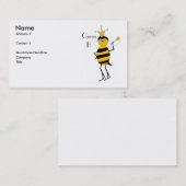 Visitenkarte der Königin-B (Vorne/Hinten)