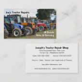 Visitenkarte der landwirtschaftlichen Traktoren (Vorne/Hinten)