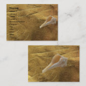 Visitenkarte der Muschel (Vorne/Hinten)