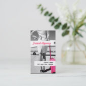 Visitenkarte der Reiseagentur (Stehend Vorderseite)